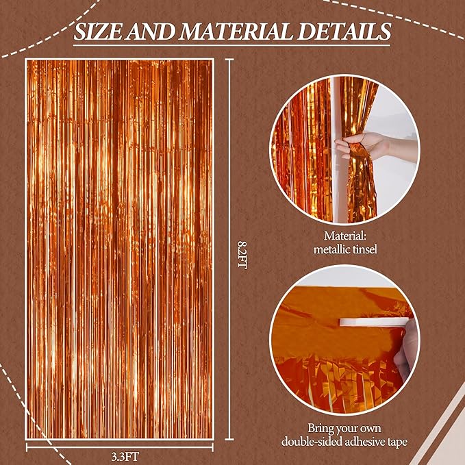 3 Pack Foil Fringe Backdrop - Image 2