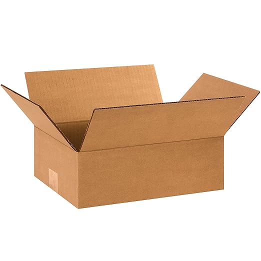 Tape Logic Shipping Boxes Flat 12"L x 9"W x 4"H, Moving and Storage by TapeLogic