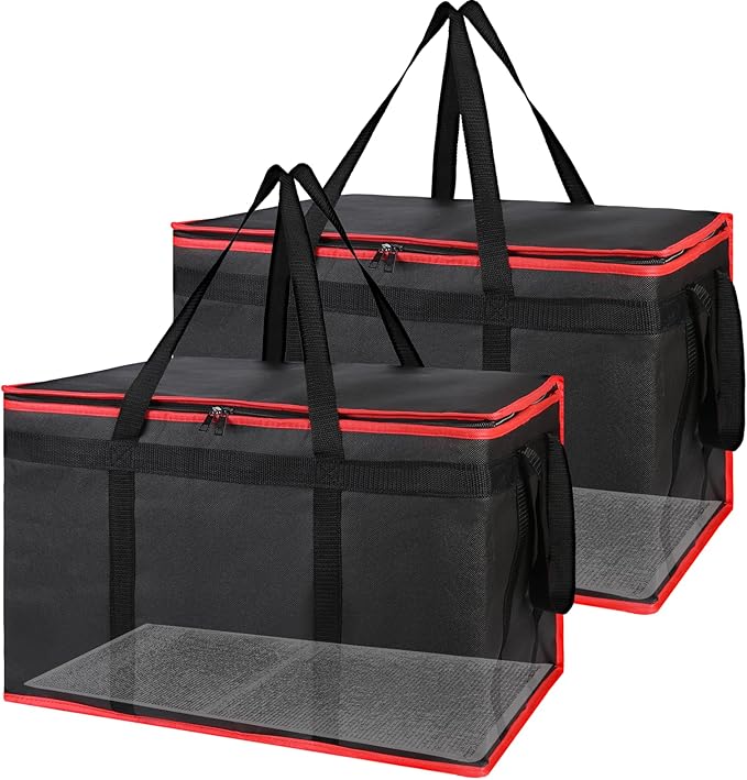 Bodaon 2-Pack Insulated Food Delivery Bag by Bodaon