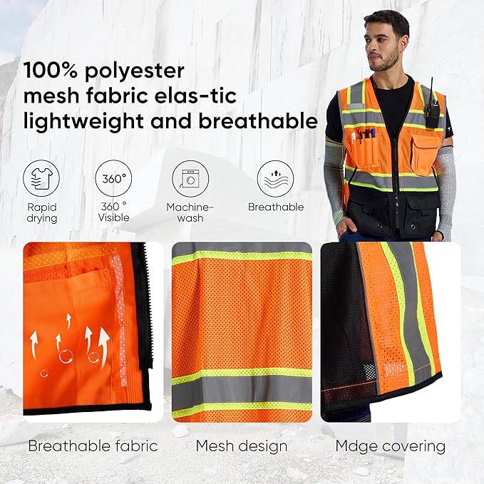 SRsafety High Visibility Vest, Security Vest - Image 5