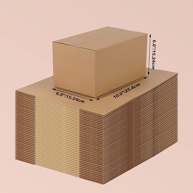 Edenseelake 40 Pack 10x6x6 inches Shipping Boxes Medium Cardboard Boxes - Image 4