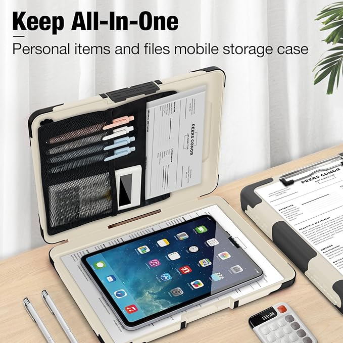 Sooez Toughest Clipboard with Storage, Internal Pen Pouch Included, Letter/ A4 - Image 5