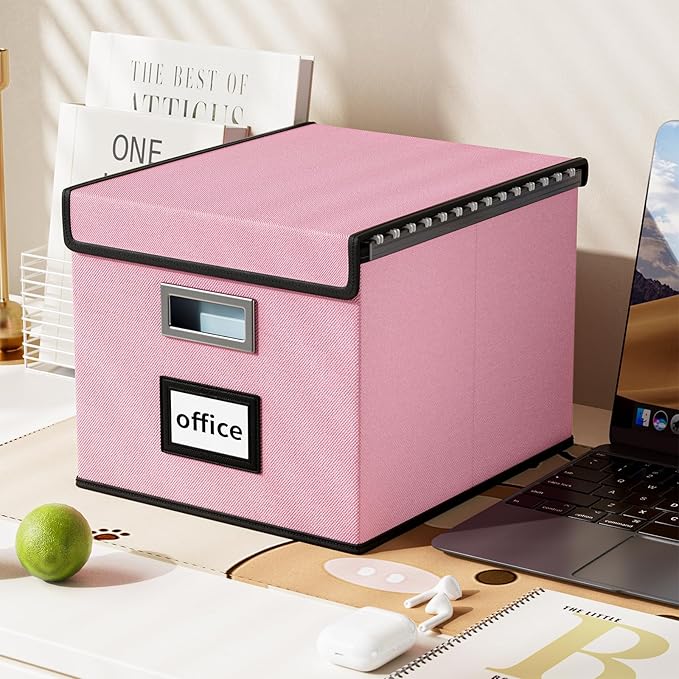 Huolewa Collapsible File Storage Organizer Boxes - Image 5