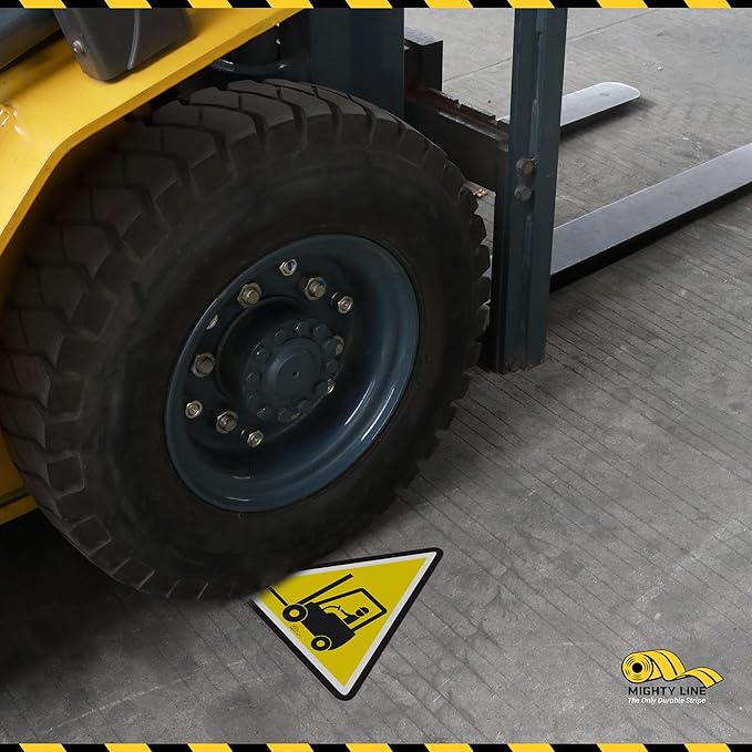 Mighty Line Forklift Floor Sign Floor Sign - Image 5