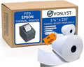 3 1/8 x 230 Thermal Paper Receipt Roll by VonlystReceiptPaperSpecialist