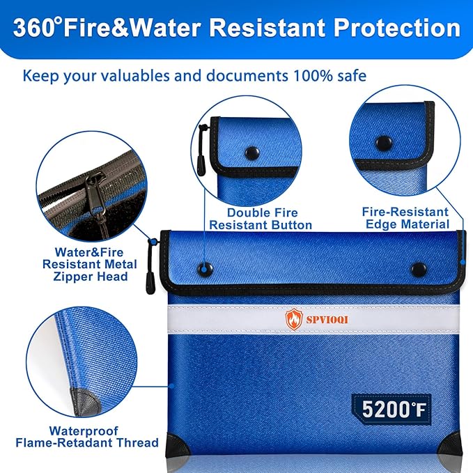 Upgraded Fireproof Document Bag - Image 4