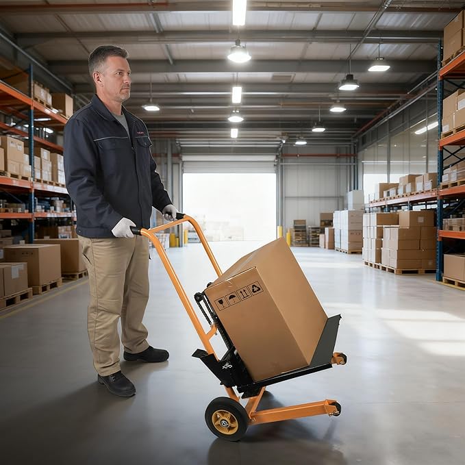 Manual Forklift Pallet Stakcer 43.3" Lift Height - Image 8