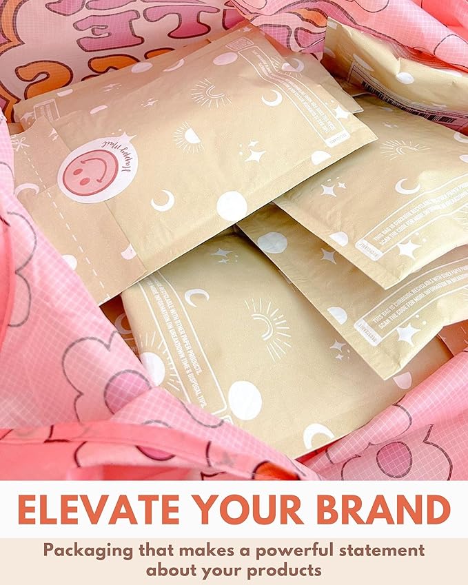 Paper Bubble Mailers 6x9-25 Pack Biodegradable Shipping Bags - Image 4