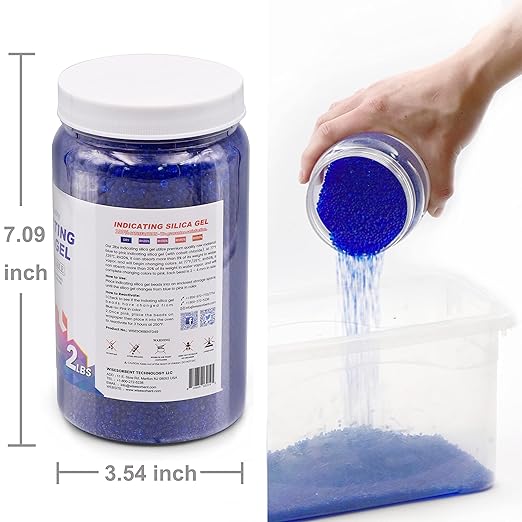 Silica Gel 4 LBS, Indicating Silica Gel, Reusable Silica Gel Desiccant - Image 6
