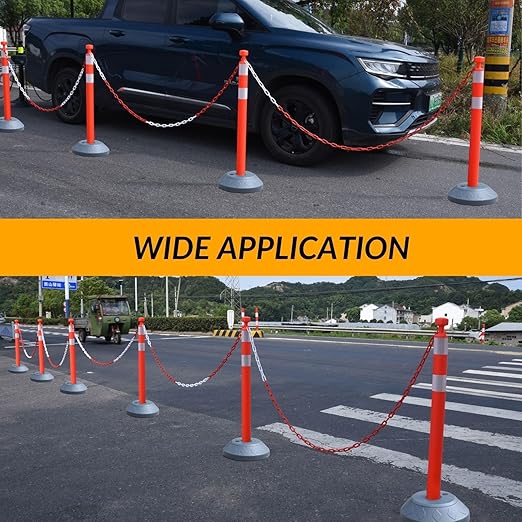 6 Pack 40 Inch Traffic Delineator Posts - Image 7