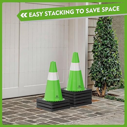 RoadHero 8 Pack Traffic Safety Cones 18 Inch - Image 7