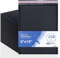 Black Small Poly Bubble Mailers 6x10 inch #0 | Self Seal Padded Envelopes | by MAILERVIEW