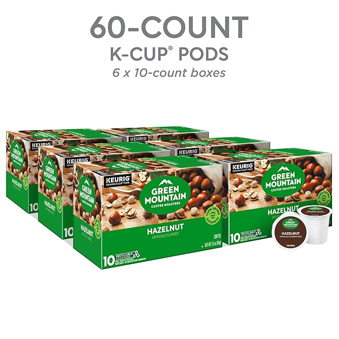 Green Mountain Coffee Roasters Hazelnut, Keurig Single Serve K-Cup Pods - Image 3
