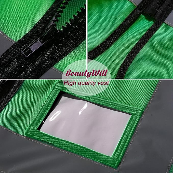 BeautyWill Custom Logo 10/20 Pack Safety Vest Class2 High Visibility Vest - Image 4