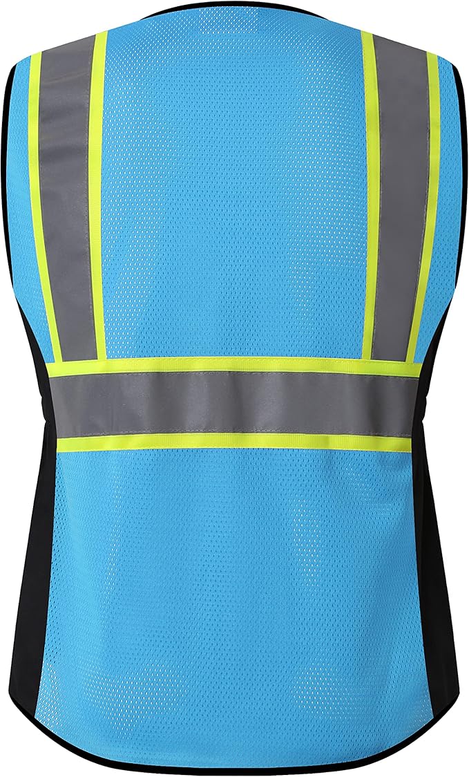 Safety Vest for women, Hi vis Reflective Lady Work vest - Image 6