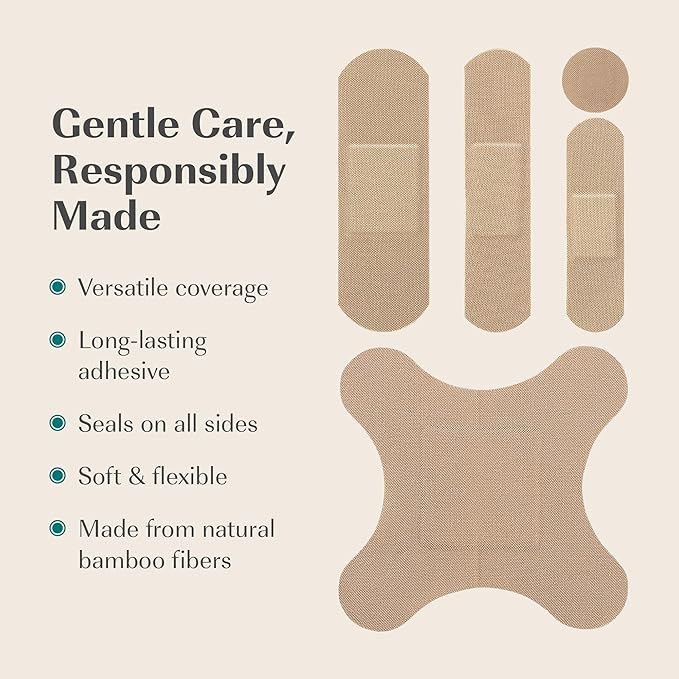 FEBU Eco-Friendly Bamboo Fabric Bandages | PFAS Free Bandages - Image 4