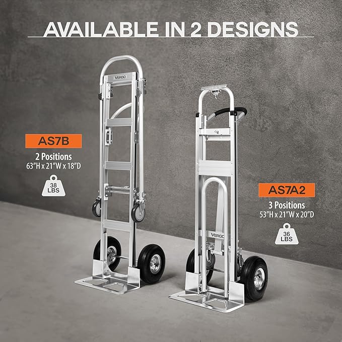Vergo Industrial Convertible Hand Truck - Image 5