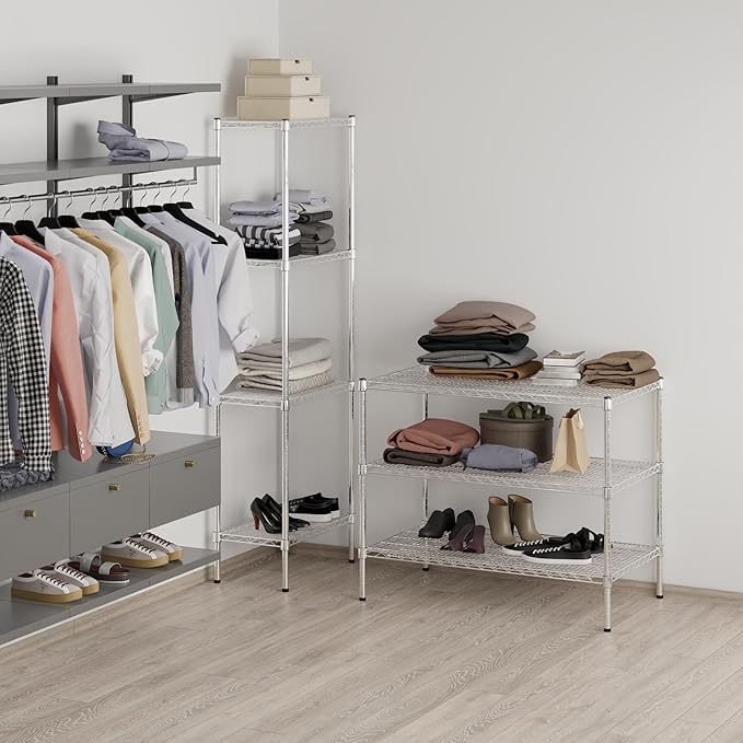 24" Deep x 42" Wide x 34" Height Wire Shelving Kit | 3-Tier | NSF Commercial - Image 7
