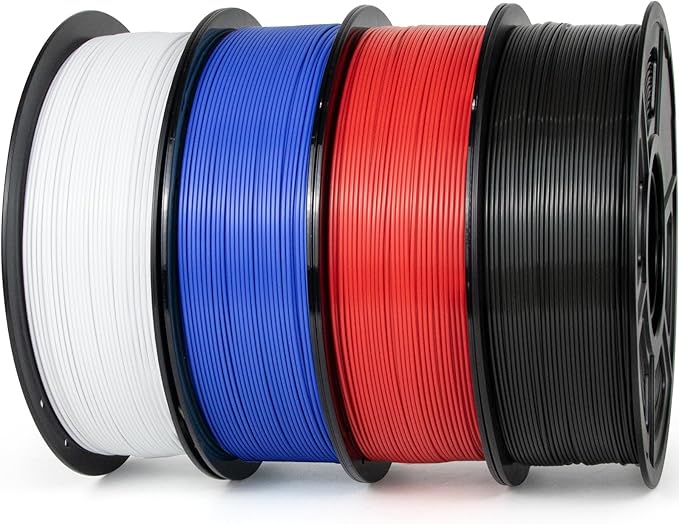 iSANMATE ASA Filament 1.75mm Bundle 4KG, UV & Weather Resistant 3D Printer by iSANMATE
