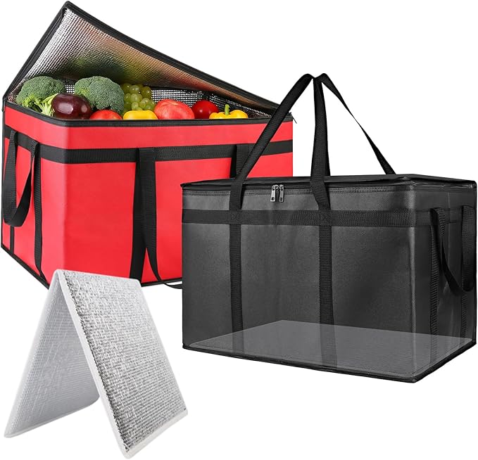 2PK XXXL Insulated Food Delivery Bag by Unknown
