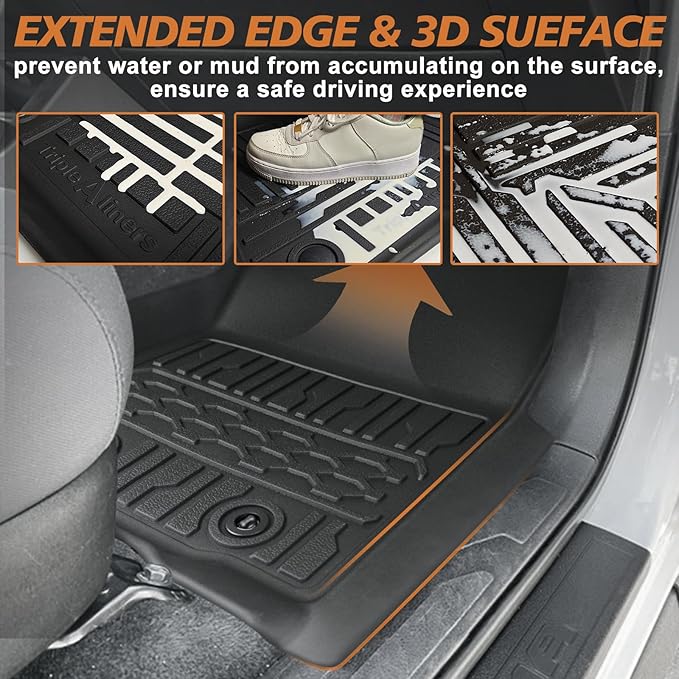 TripleAliners Floor Mats All Weather Compatible - Image 6