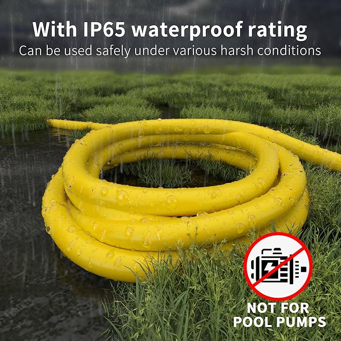 HUANCHAIN 12/3 Gauge Heavy Duty Outdoor Extension Cord 75 ft Waterproof - Image 4
