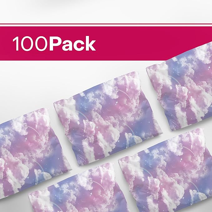 10x13 Poly Mailers – y2k Clouds – Waterproof, Tear-Resistant Shipping Bags - Image 3
