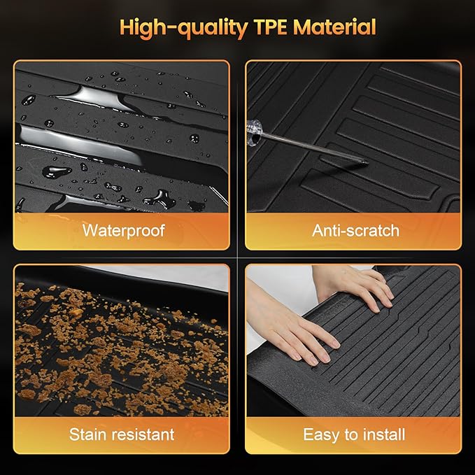 Sze Cargo Liner for BMW X5 2019-2024 2025 2026 All Weather Cargo Mat TPE Trunk - Image 3