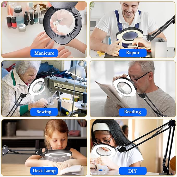 15X Magnifying Glass Desk Lamp - Image 5