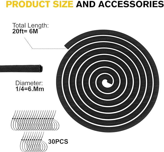 Cord Protectors from Pets No Chew, Ultra Durable Wire Protector Cord Covers - Image 7