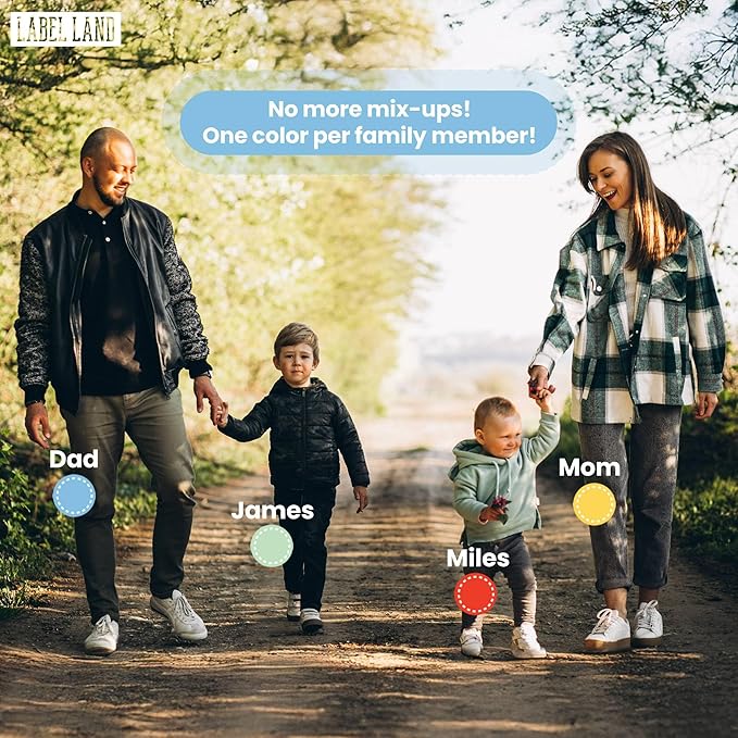 Color Coded Iron On Dot Labels - Image 4