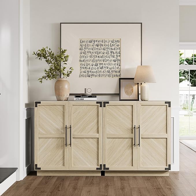 SICOTAS Sideboard Buffet Cabinet - Image 2