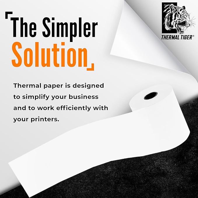 3 1/8 X 230 Thermal Paper Rolls – BPA-Free Rolls - Image 2