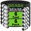 GEARit XLR Male to Female Microphone Cable 3-Pin Balanced Shielded Mixer by GEARit