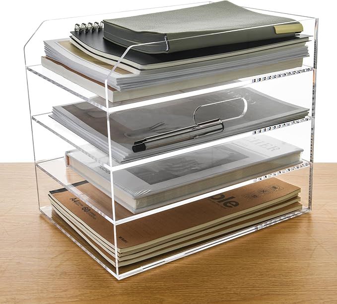 4 Tier Paper Organizer Letter Tray - Image 3