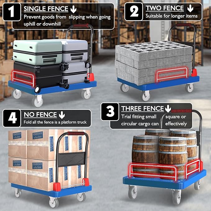 Heavy Duty Platform Truck Cart - Image 5