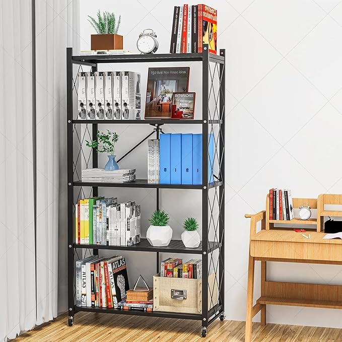 Lifetime Home 5-Tier Foldable Storage Shelf - Image 2