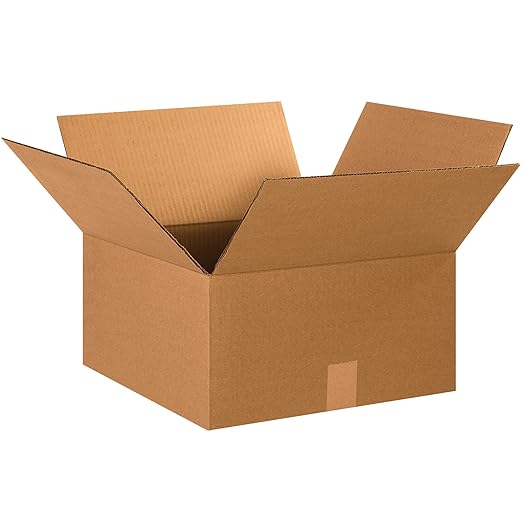 BOX USA Shipping Boxes Large 15"L x 15"W x 8"H 25-Pack, Cardboard Box by BOXUSA