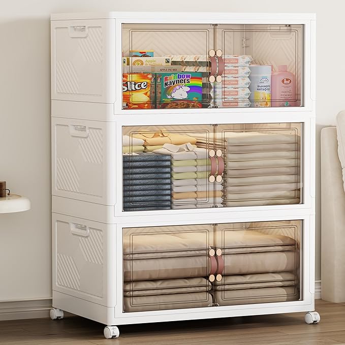 SAILUN 495QT Stackable Storage Bins by SAILUN