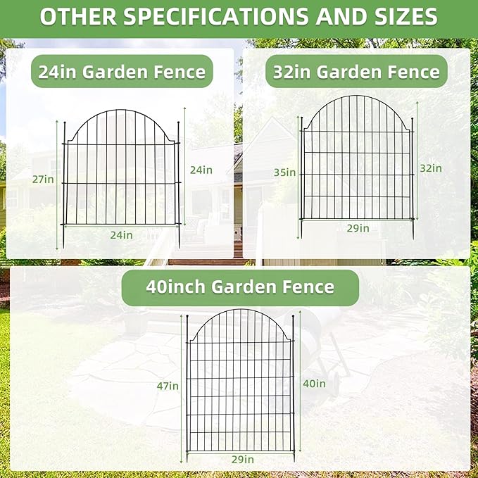 Decorative Metal Garden Fence - Image 8