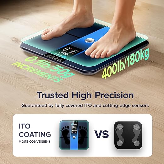 RunStar Scale for Body Weight, Precision Digital Bathroom Smart Scale - Image 5