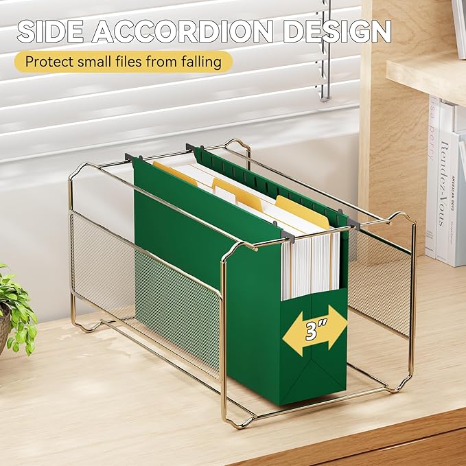 Legal Size Hanging File Folders, 6 Pack Heavy Duty 3" Expanding Pocket - Image 4