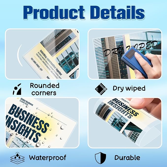 100 Pack 9x11.5inch 10mil Letter Size Laminating Sheets Thermal Laminating - Image 3