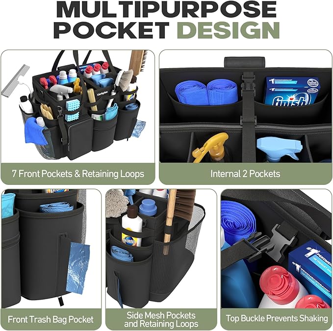 Rolling Cleaning Caddy Bag - Image 4