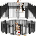 Dog Fence Outdoor Indoor, 47 Inch Height 16 Panels Dog Playpen by Petorldog