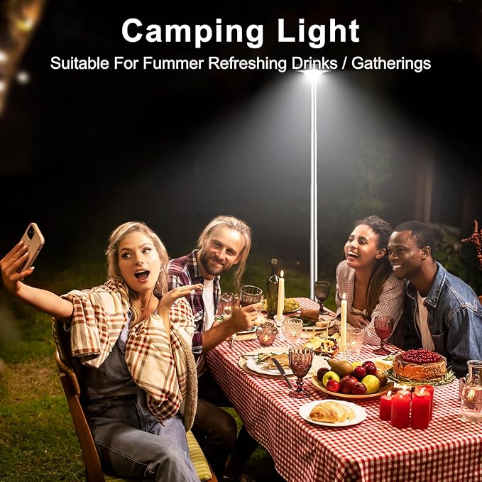 Rechargeable Camping Lantern — Adjustable Height Portable Light, Easy Setup - Image 8