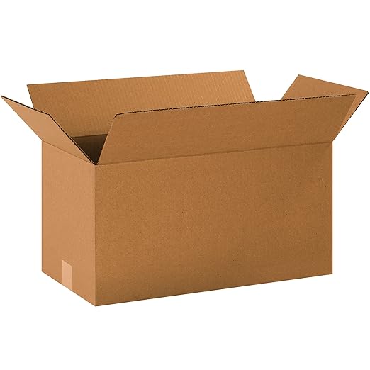 BOX USA Shipping Boxes 20"L x 10"W x 10"H 25-Pack Long Corrugated Boxes by BOXUSA