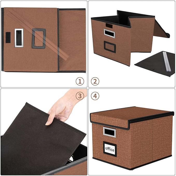 Huolewa Upgrade Portable File Organizer Box - Image 7