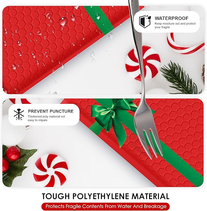 Christmas Poly Bubble Mailers | #2 Cushion Mailer, 8.5"x11" | Self Seal | - Image 6
