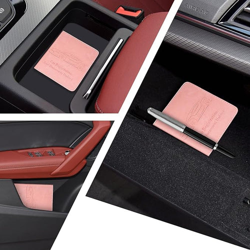 2-Pack Registration and Insurance Card Holder, Vehicle Glove Box Car Organizer - Image 2